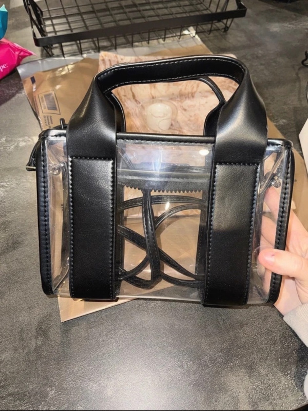 case-mate Black Clear Mini Tote - Picture 3 of 3